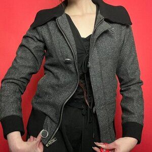 Flo / Grey and black jacket 🩶🖤​​​​